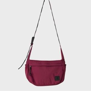 Free People Movement Check It Crossbody Bag In Deep Mullberry NWT
